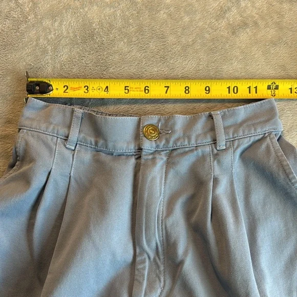 NWOT Big Bud Press Organic Cotton Twill Trousers Blue Size XS